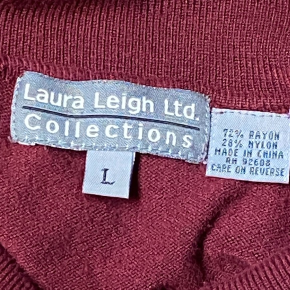 Laura Leigh Ltd turtleneck cowl neck sweater - Picture 4 of 4